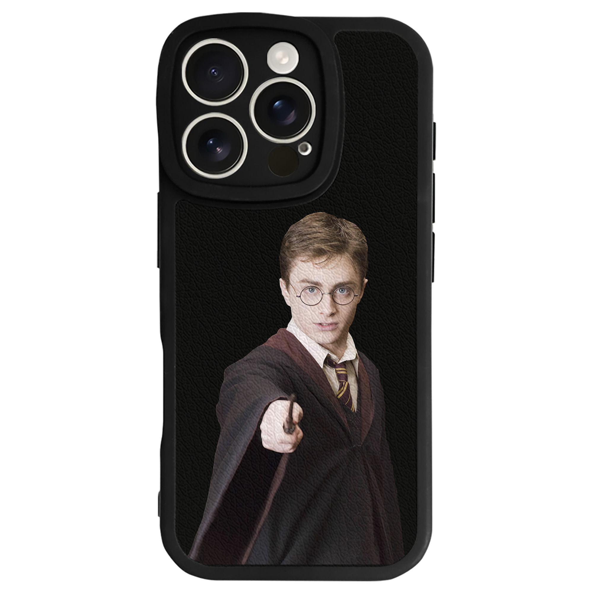 （画像用） Harry Potter ハリー・ポッターシリーズ 【iPhone 16シリーズ対応】シリコンスマホケース（レザー調） 材質：シリコン